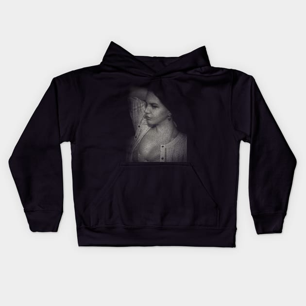 Lana Del Rey Kids Hoodie by WHITE ANGEL STUDIO